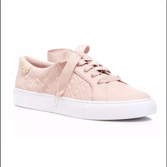Tory Burch Shoes - Tory Burch Marion Leather Quilted Lace Up Sneakers